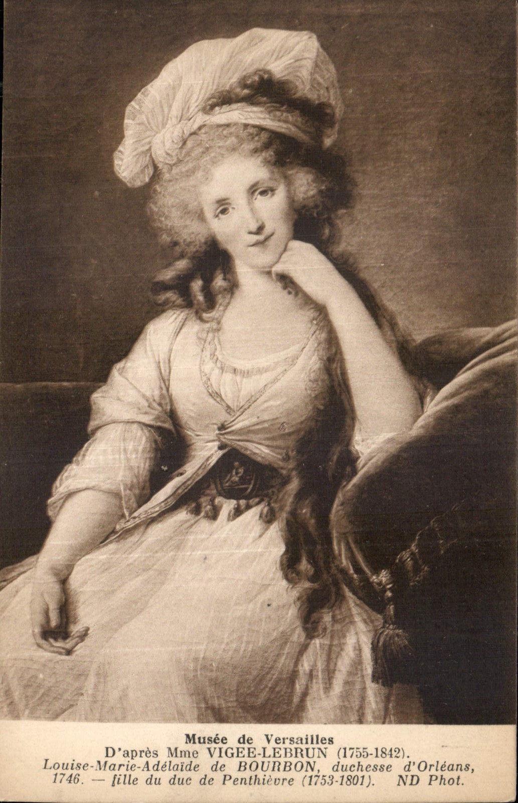 CPA Musee de Versailles d'apres Mme Vigee Lebrun 