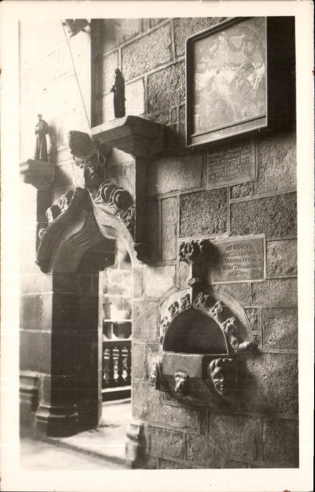 CPA Chapelle de la Clarte le Benitier 