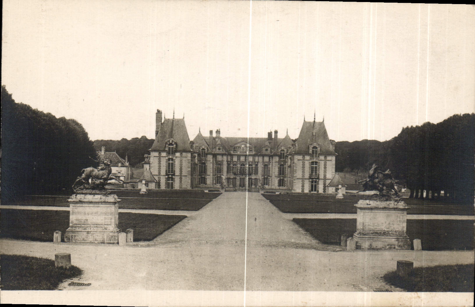 CARTE PHOTO Château