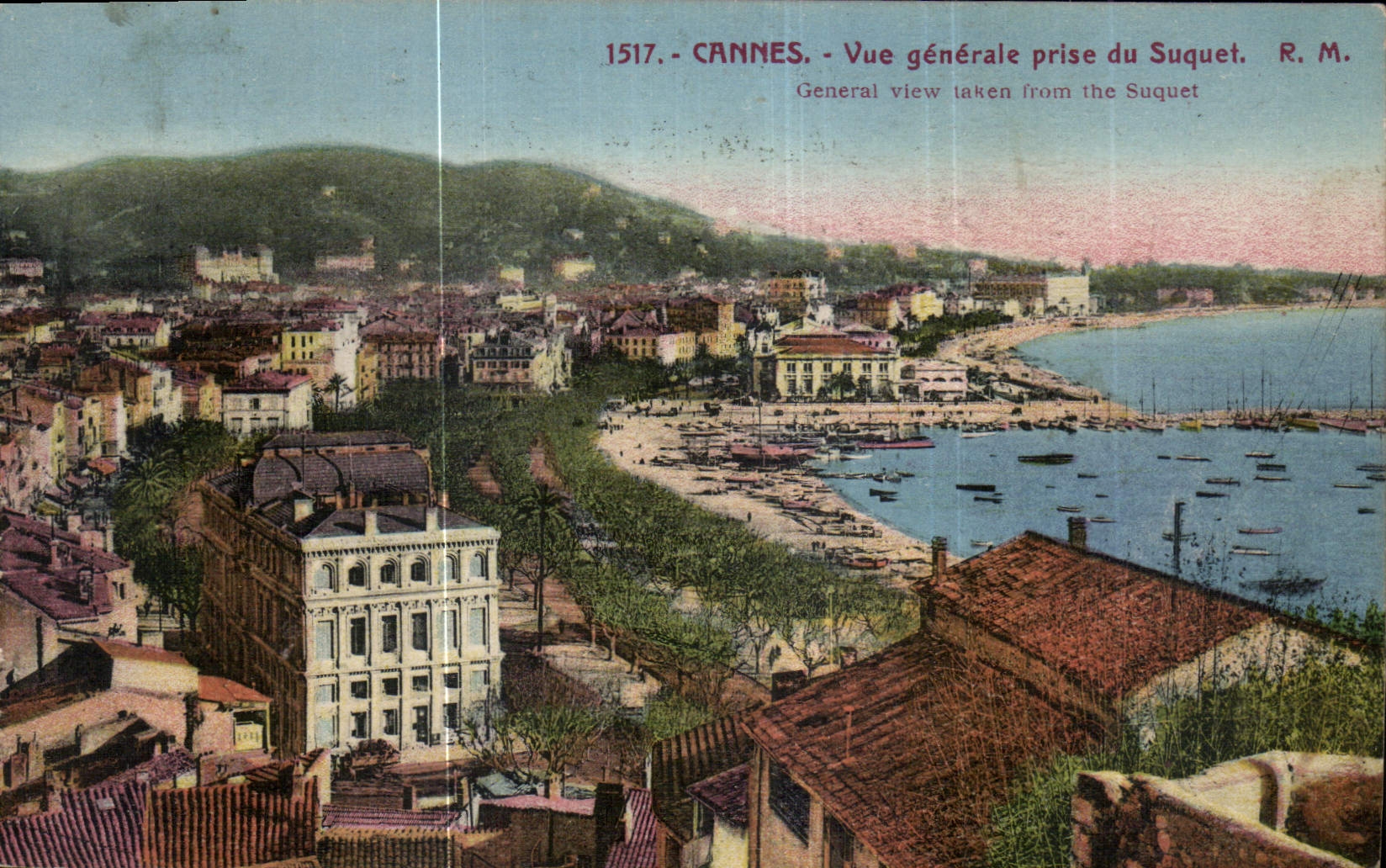 CPA Cannes vue generale prise du Suquet 