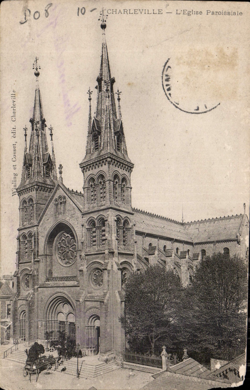 CPA Charleville l'Eglise Paroissiale
