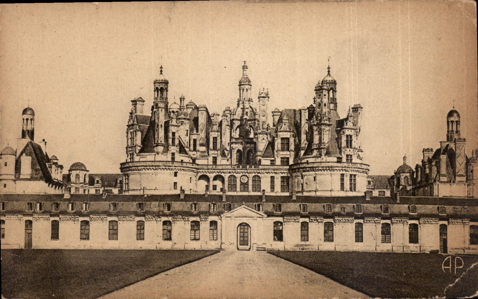 CPA Chambord Le Chateau Facade meridionale 