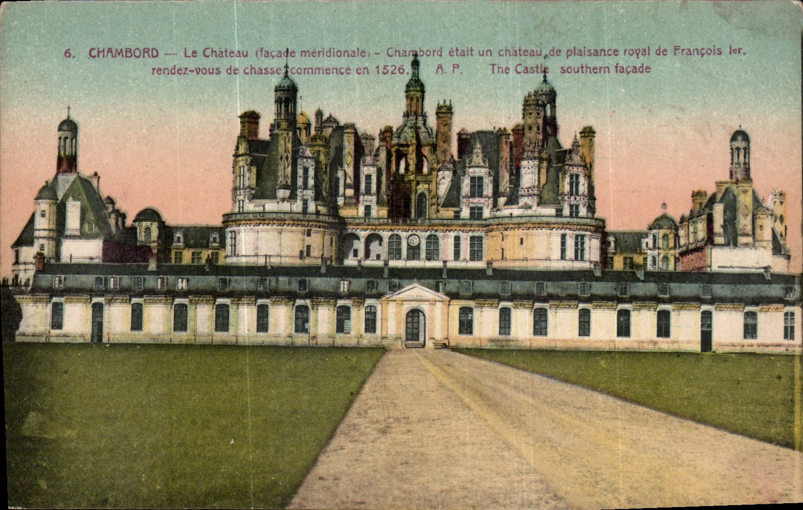 CPA Chambord Le Chateau Facade meridionate 