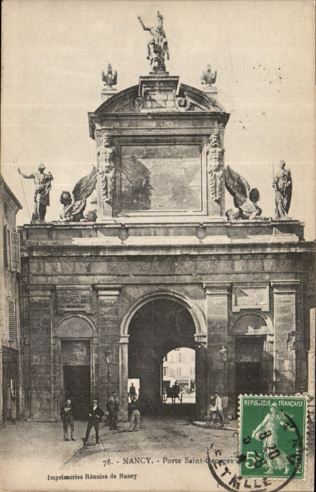 CPA Nancy Porte Saint Georges 