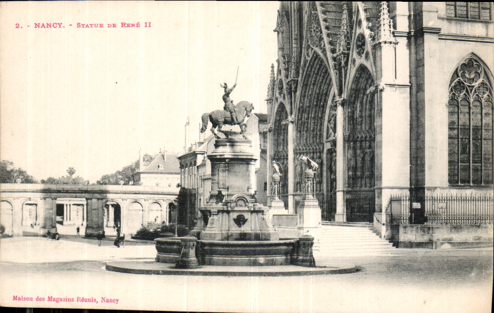 CPA Nancy Statue de Rene II 