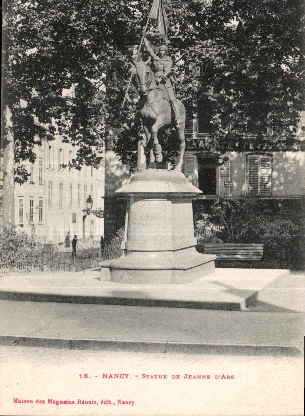 CPA Nancy Sttaue de Jeanne d'Arc 