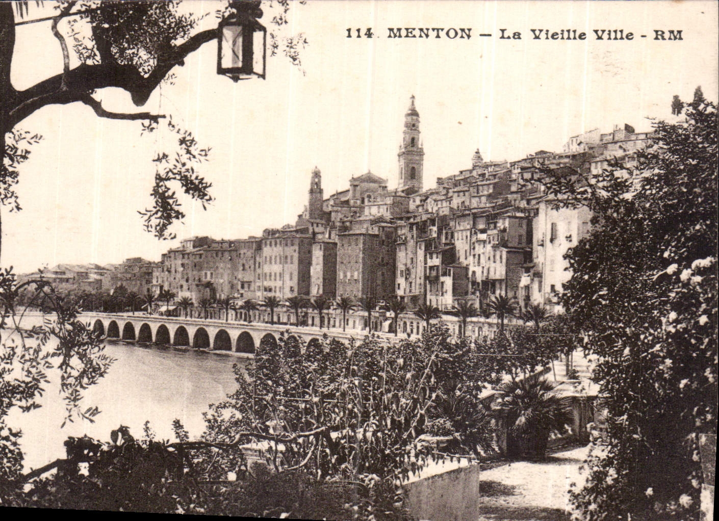 CPA Menton la Vieille Ville 