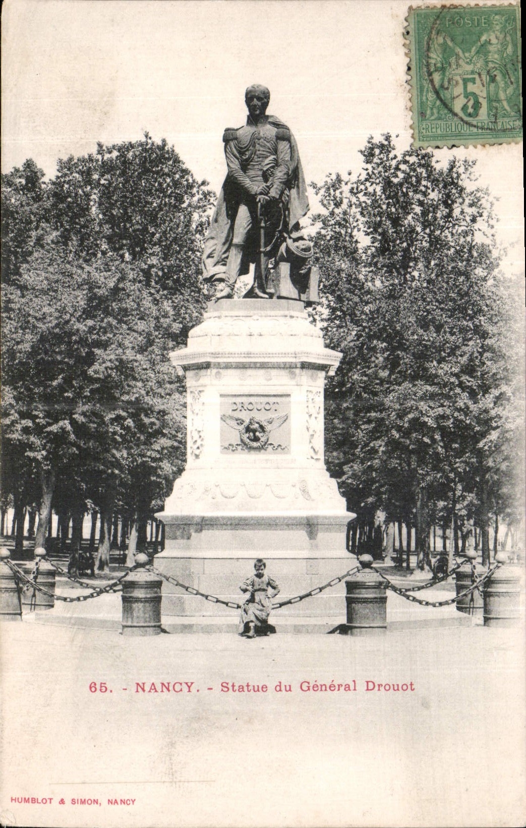 CPA Nancy Statue du General Drouot 