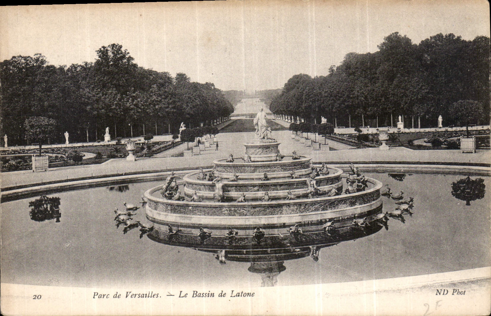 CPA Parc de Versailles le Bassin de Latone 
