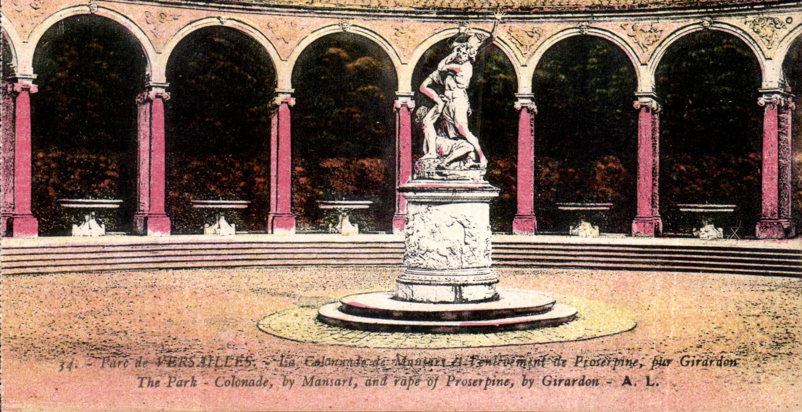 CPA Parc de Versailles la Colonnade 