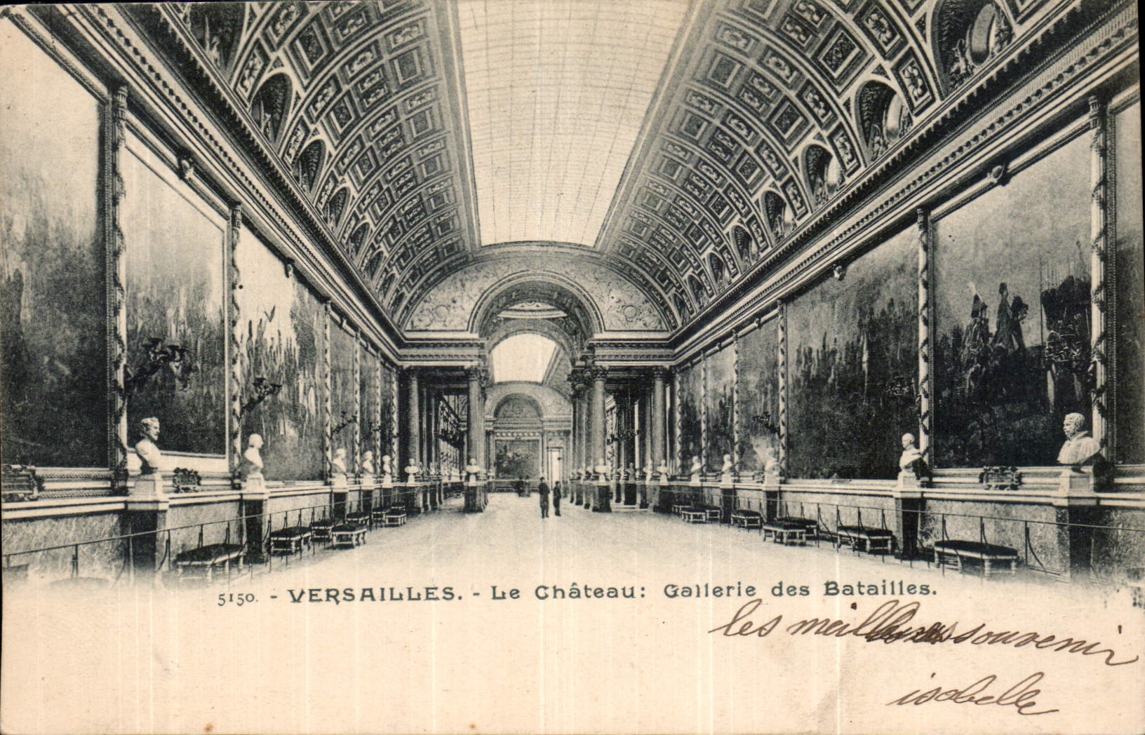 CPA Versailles le Chateau gallerie des Batailles 