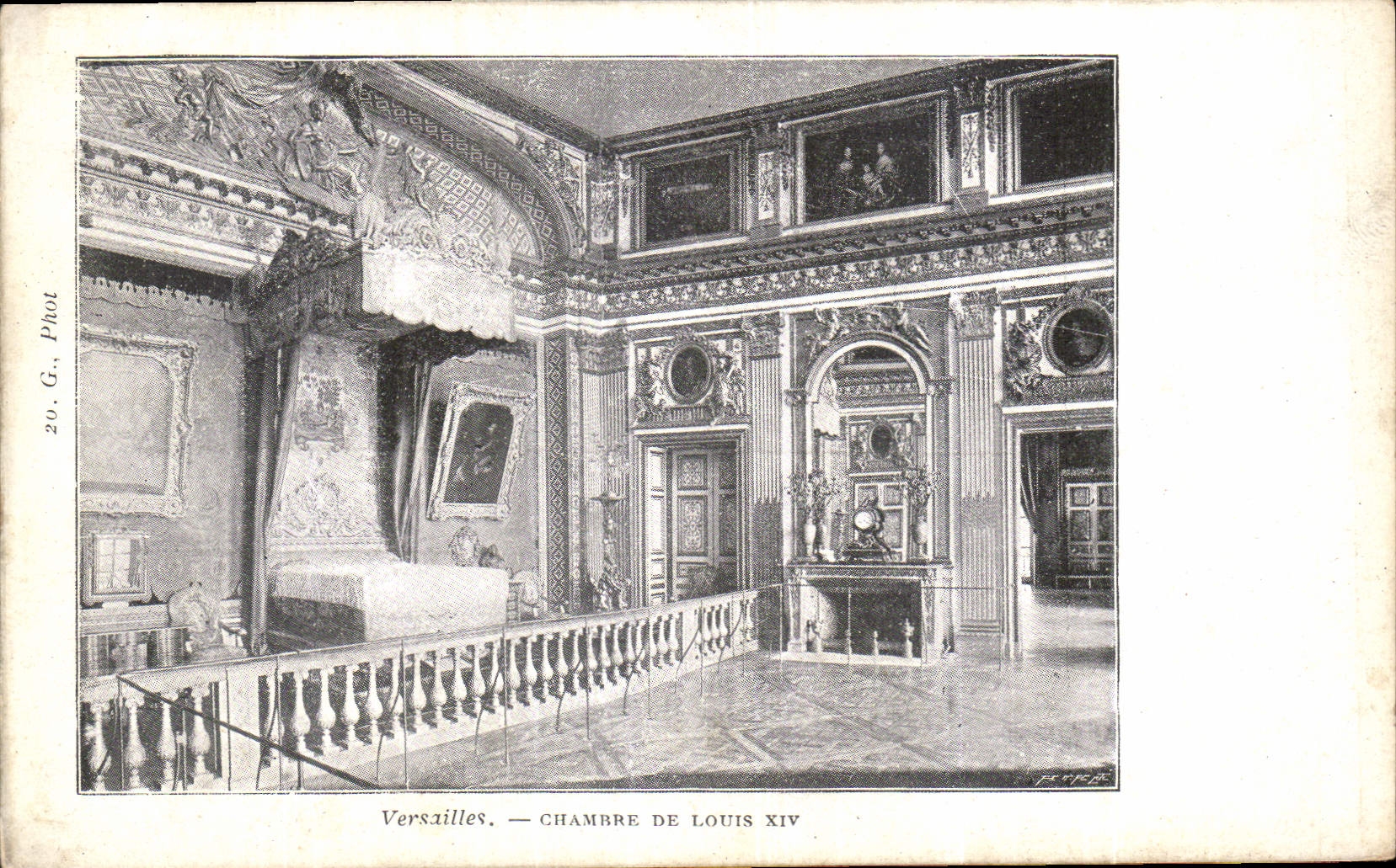 CPA Versailles Chambre de Louis XIV 