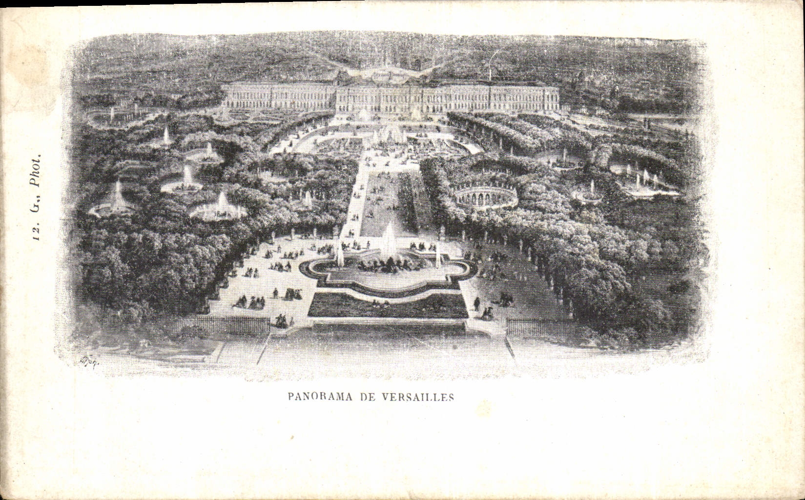 CPA Panorama de Versailles 