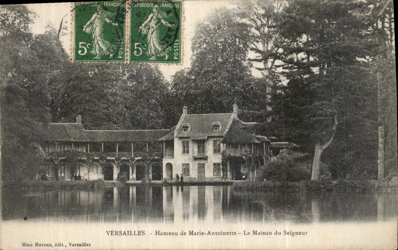 CPA Versailles Hameau de marie Antoinette La Maison de Seigneur 