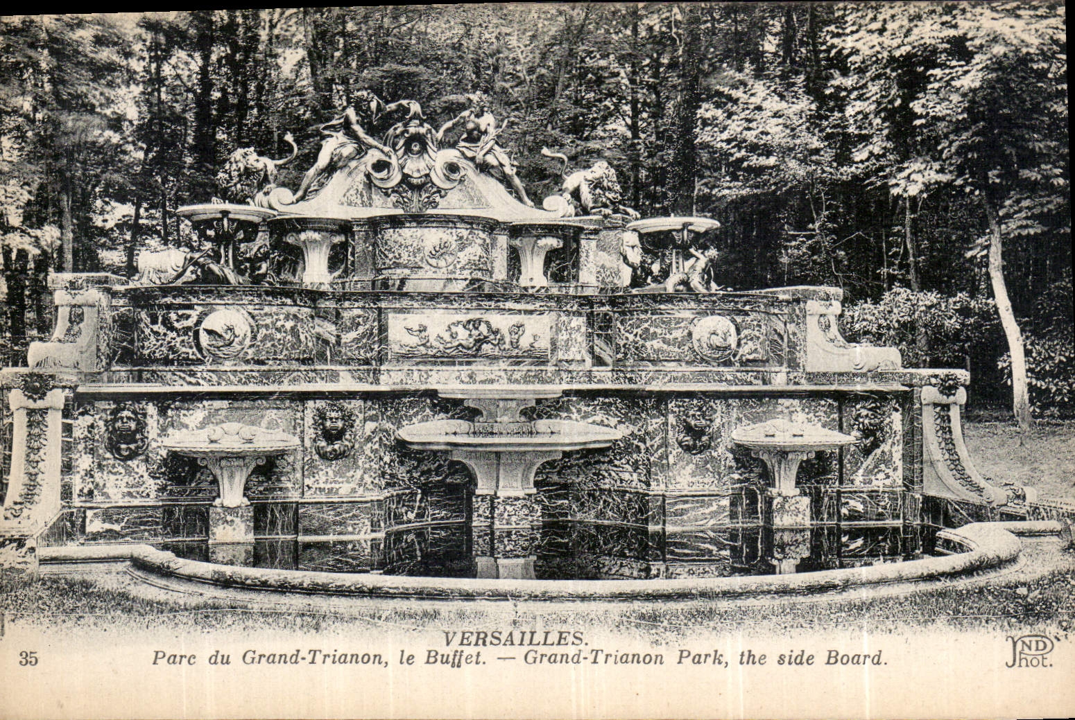 CPA Versailles Parc du Grand Trianon le Buffet 