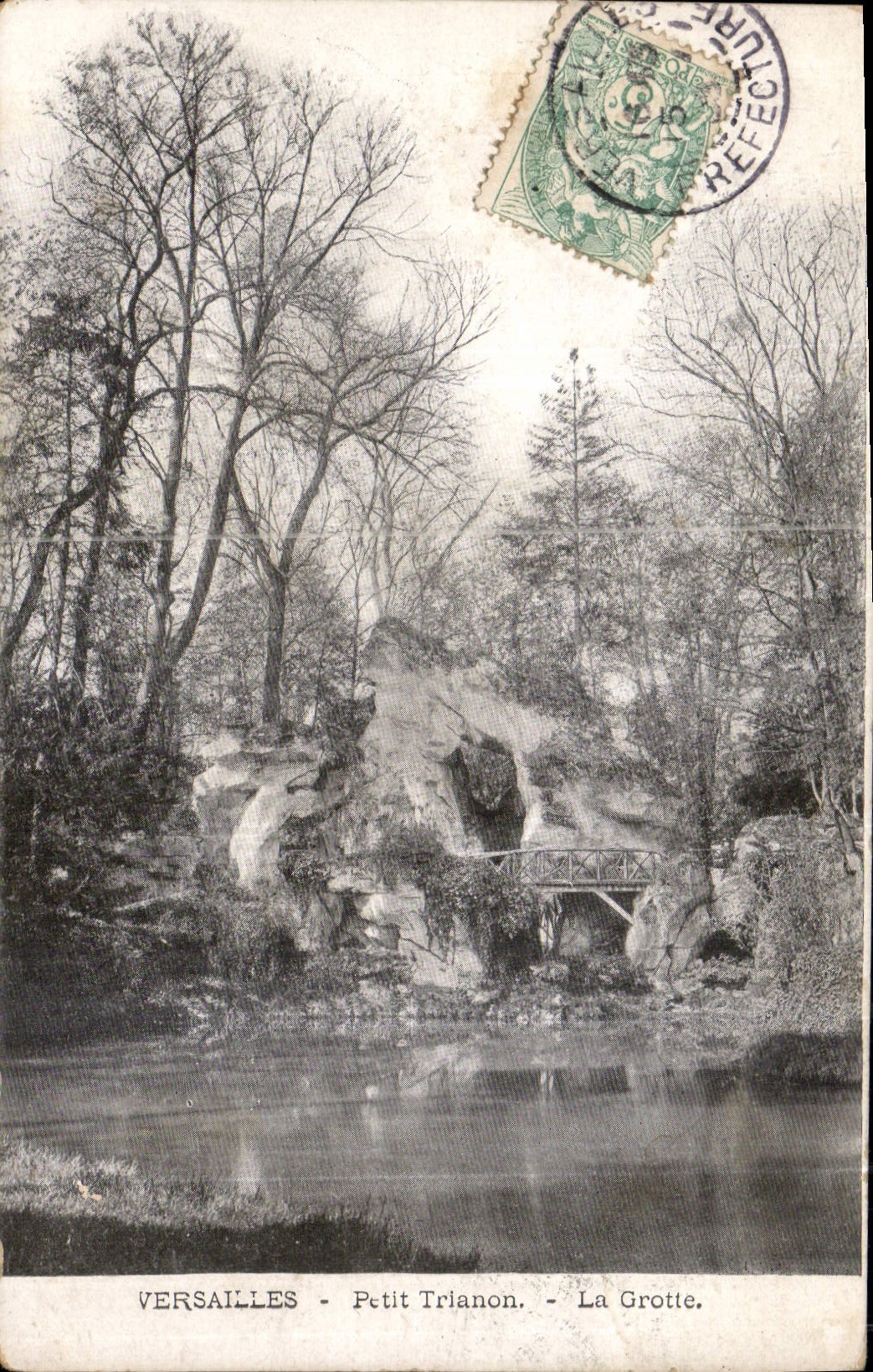 CPA Versailles Petit Trianon La Grotte 