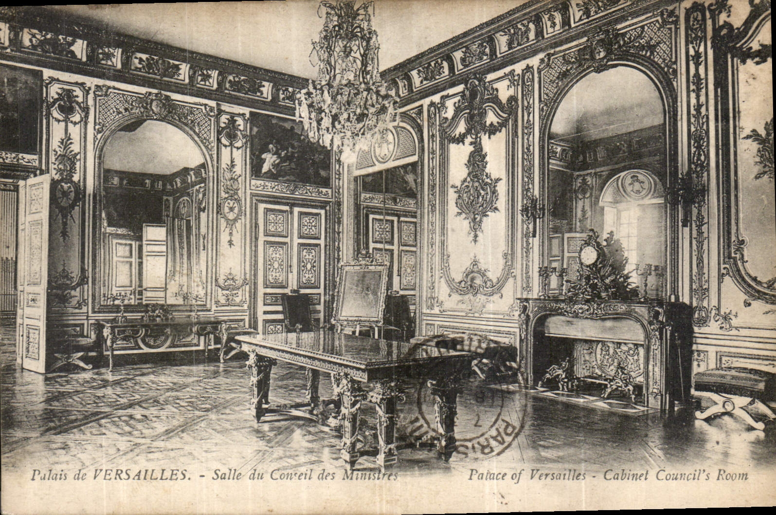 CPA Palais de Versailles salle du conseil des Ministres 