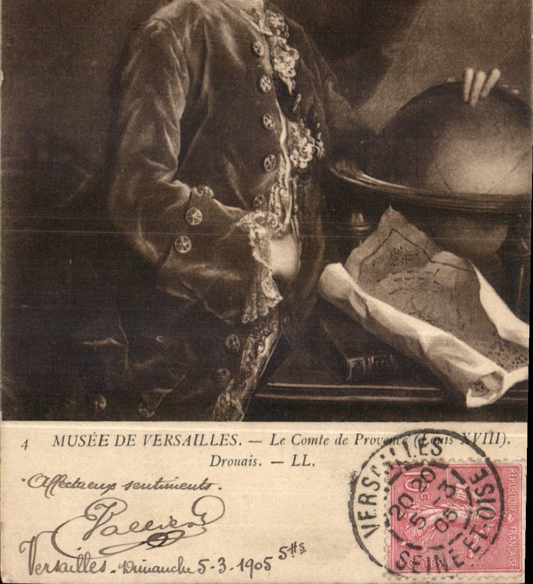 CPA Musee de Versailles le comte de Province 