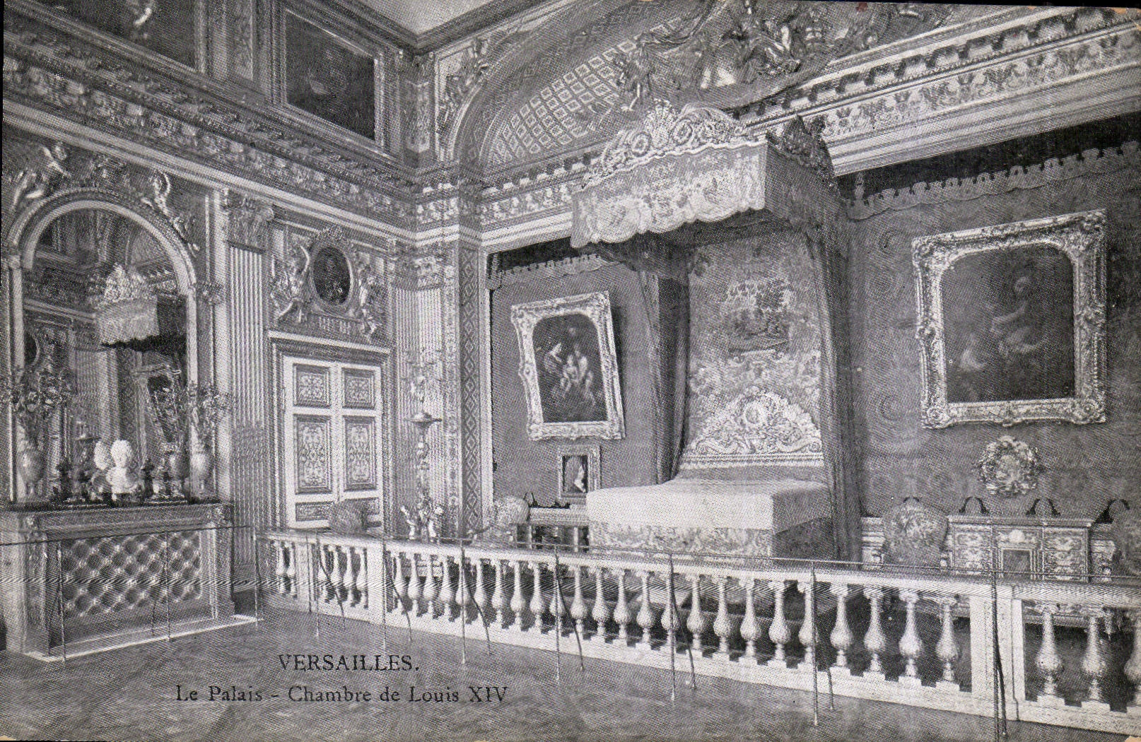 CPA Versailles le palais Chambre de Louis XIV 