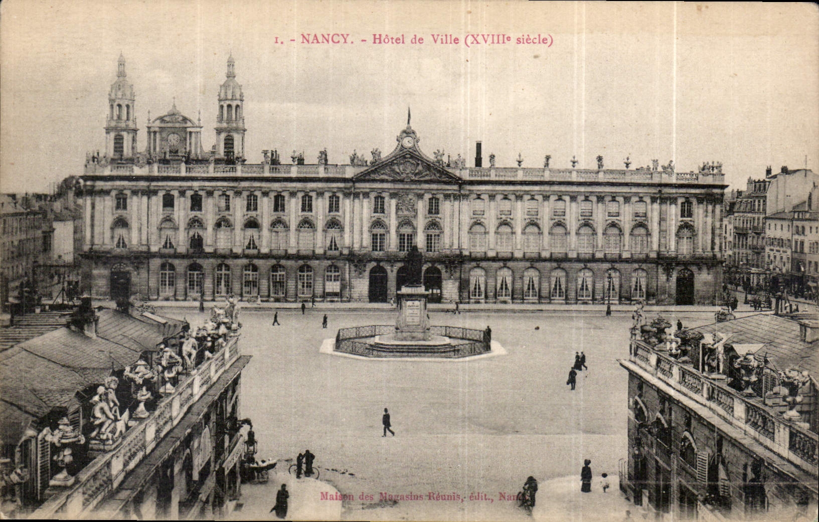 CPA Nancy Hotel de Ville XVIII siecle 