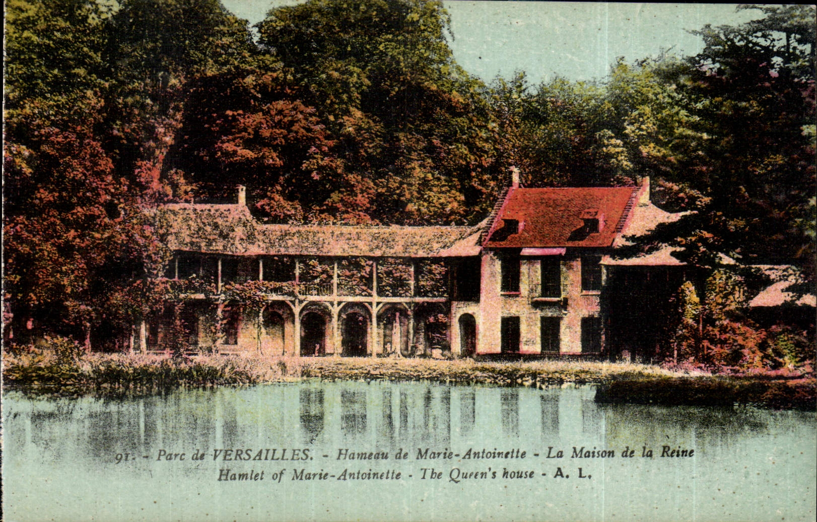 CPA Parc de Versailles Hameau de Marie Antoinette La Maison de la Reine 