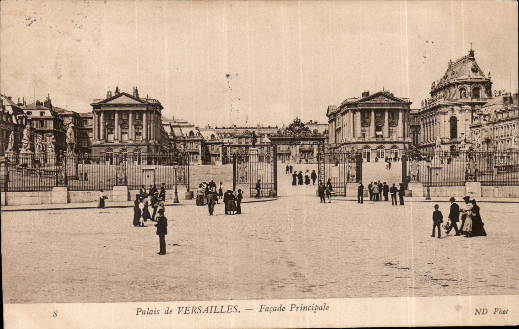 CPA Palais de Versailles Facade Principale 