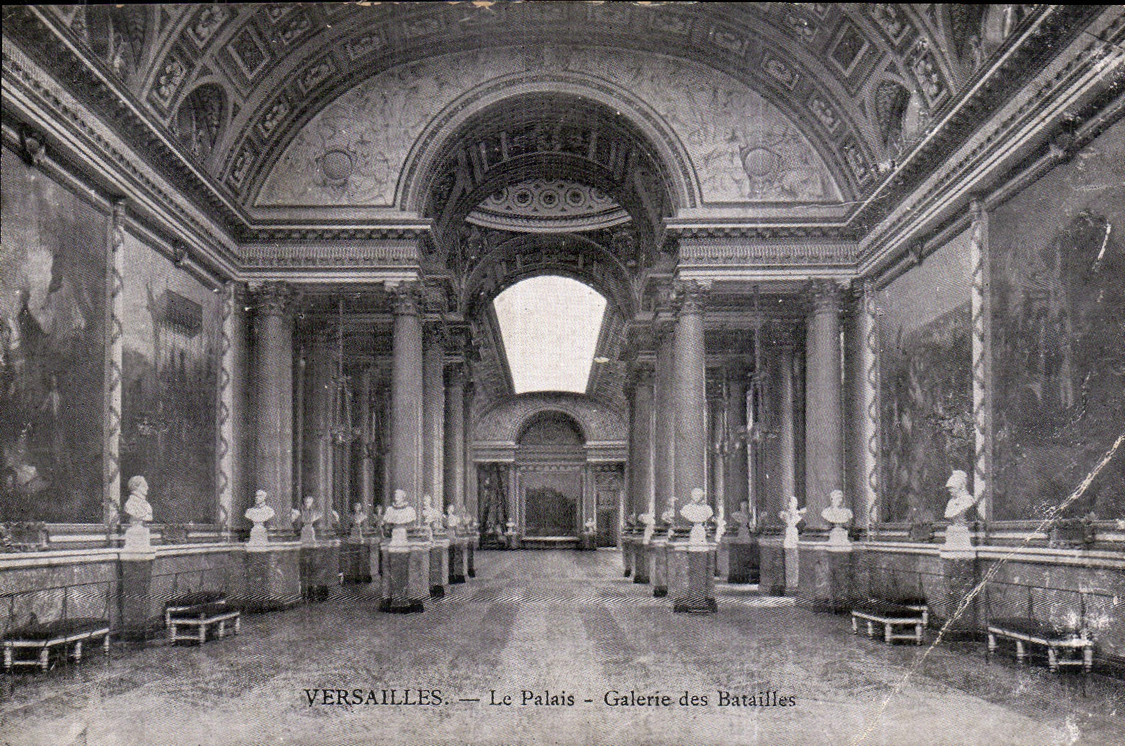 CPA Versailles Le Palais Galerie des Batailles 