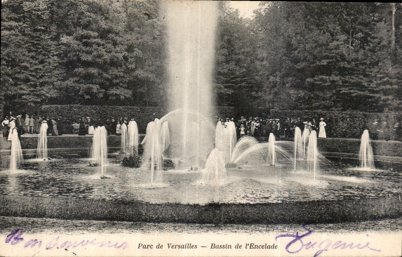 CPA Parc de Versailles Bassin de l'Encelade 