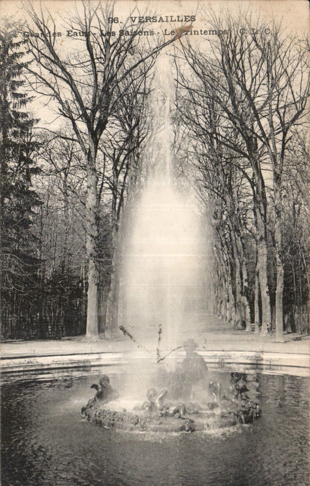 CPA Versailles Grandes Eaux Le Printemps 
