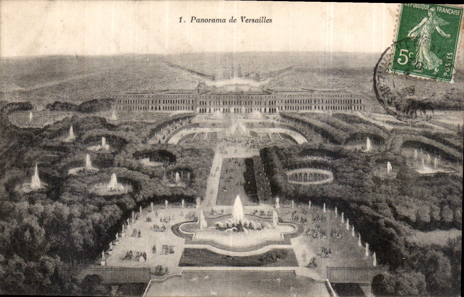 CPA Panorama de Versailles 