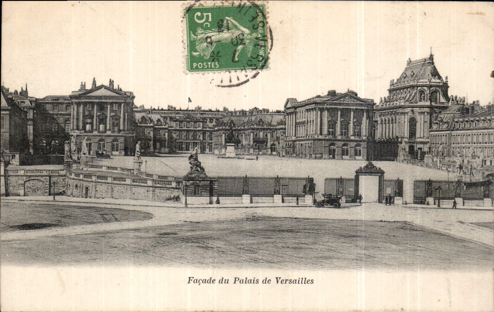 CPA Facade du Palais de Versailles 