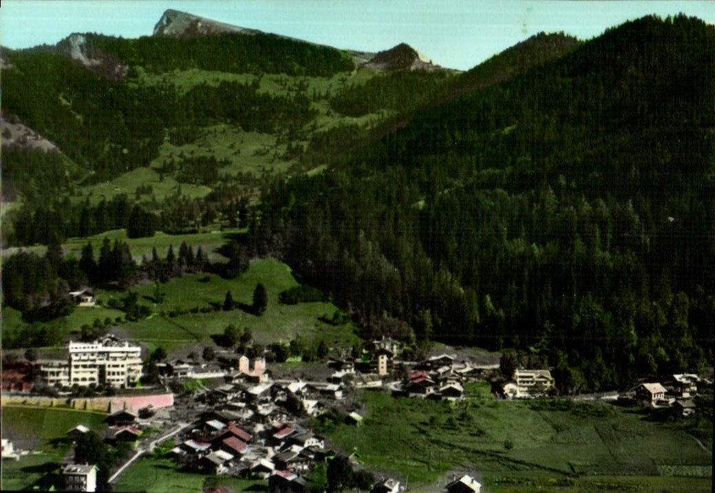 CPM Arveyes et Chamossaire Vue aerienne 