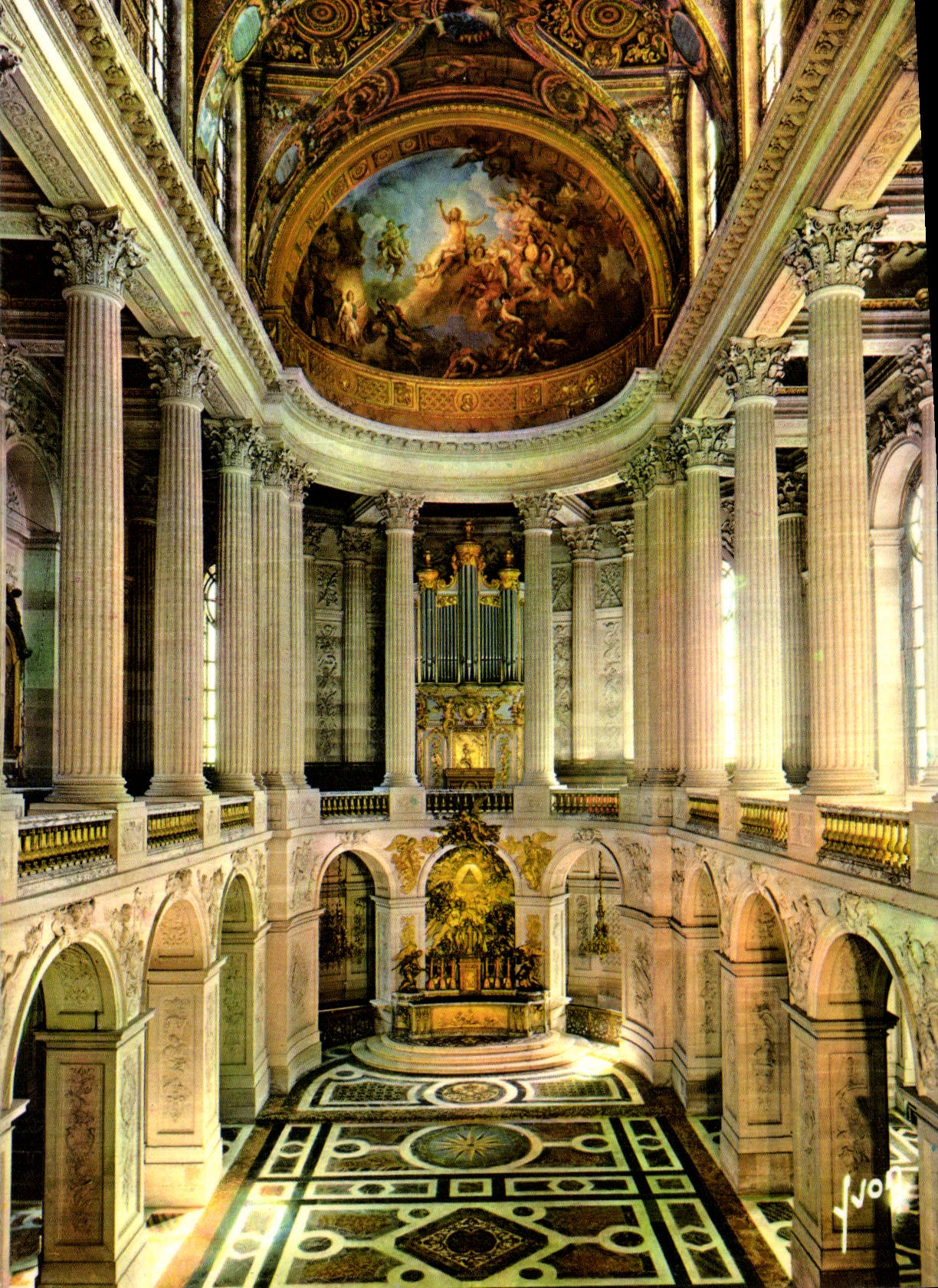 CPM Chateau de Versailles Yvelines La Chapelle Royale 