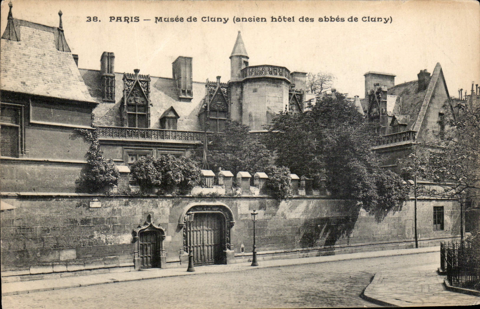 CPA Paris Musee de Cluny ancien hotel des abbes de Cluny