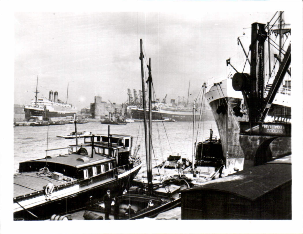 CPM Amsterdam Vue sur le Port 