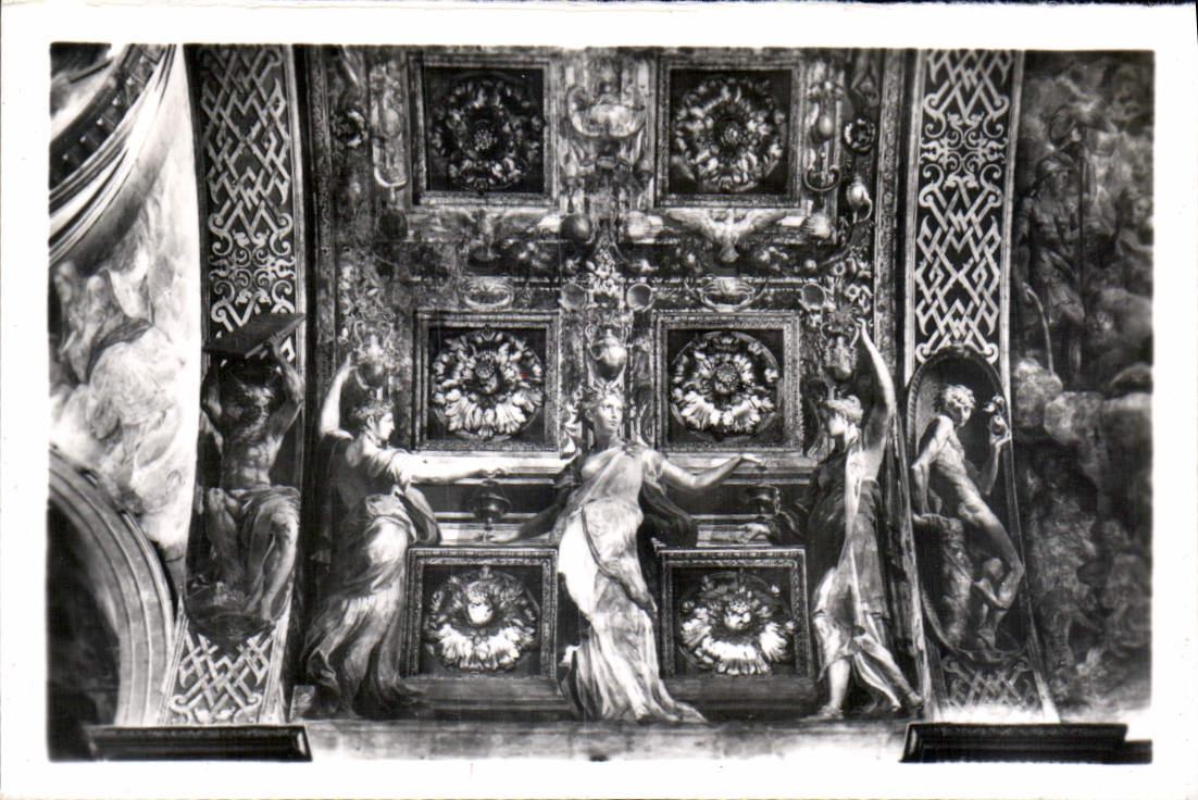 CPA Parma Eglise Maitresse de S Marie de la Steccata Moise Trois Viergs Sages Adam Parmigianino 