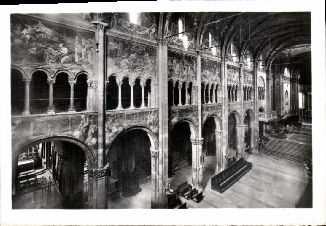 CPM Parma Nef principal Fresques par L Gambara 