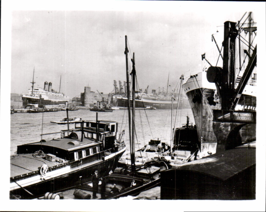 CPM Amsterdam vue sur le Port 