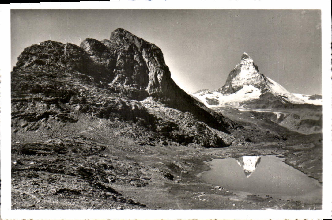 CPM Riffelsee von der Gornergratbahn Riffelhorn u Matterhorn 