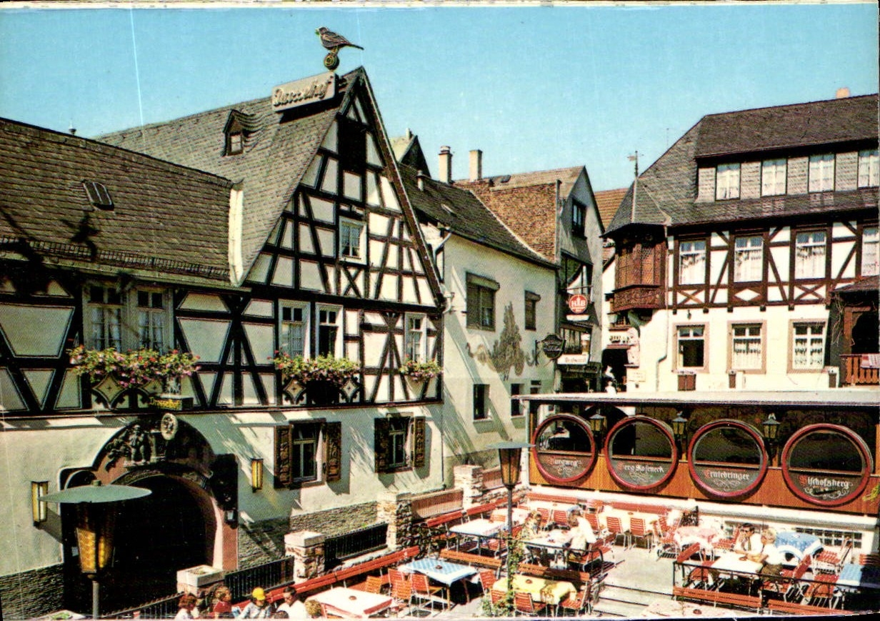 CPM Rudesheim Vue de la Drosselgasse 