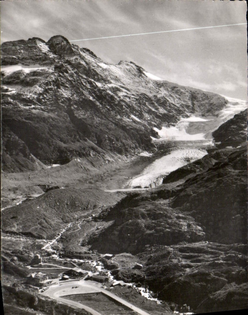 CPM L'Hotel et le glacier du Steingletscher 