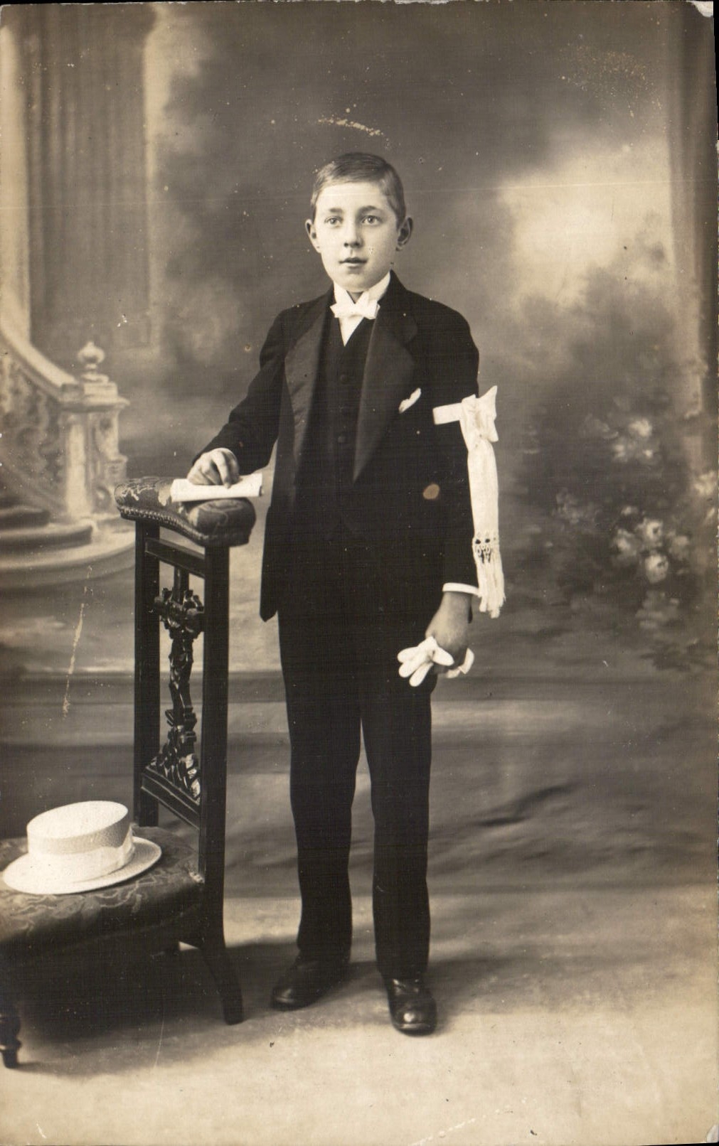 CARTE PHOTO Enfant Communiant