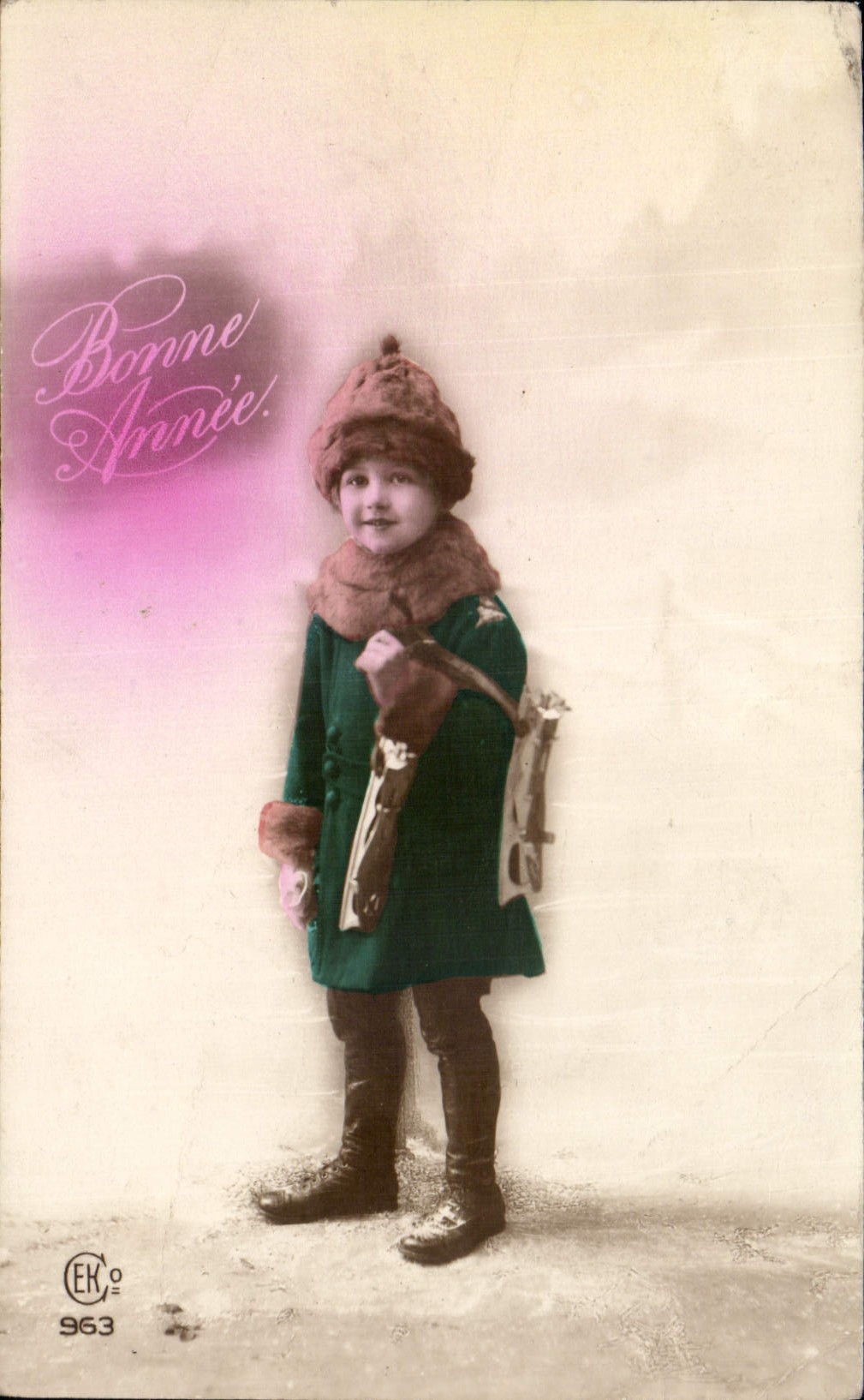 CPA Bonne Annee Enfant