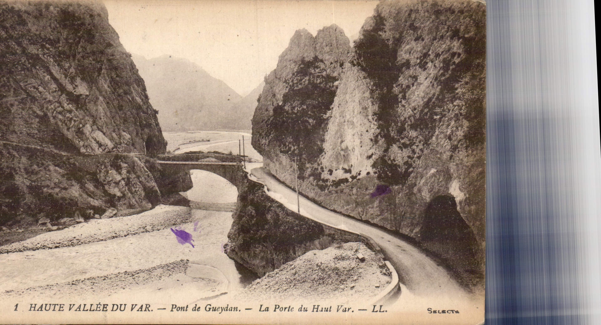 CPA Haute Vallee du Var Pont de Gueydon La Porte du Haut Var 