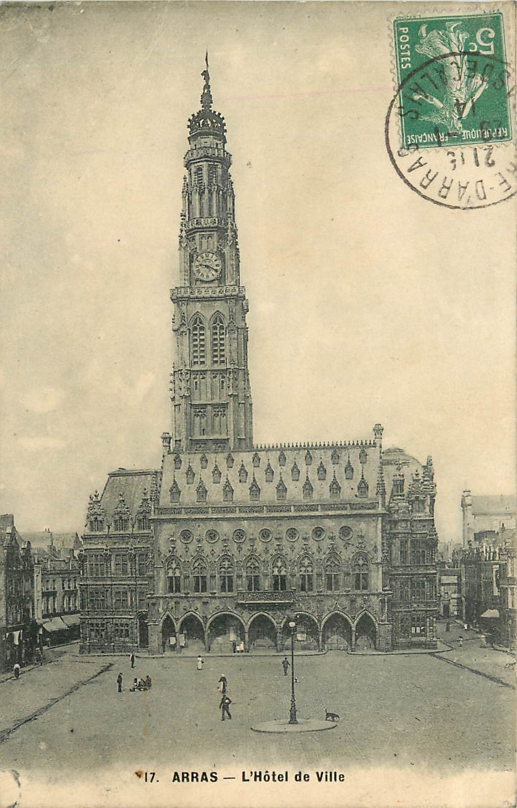 CPA Arras l'Hotel de Ville 