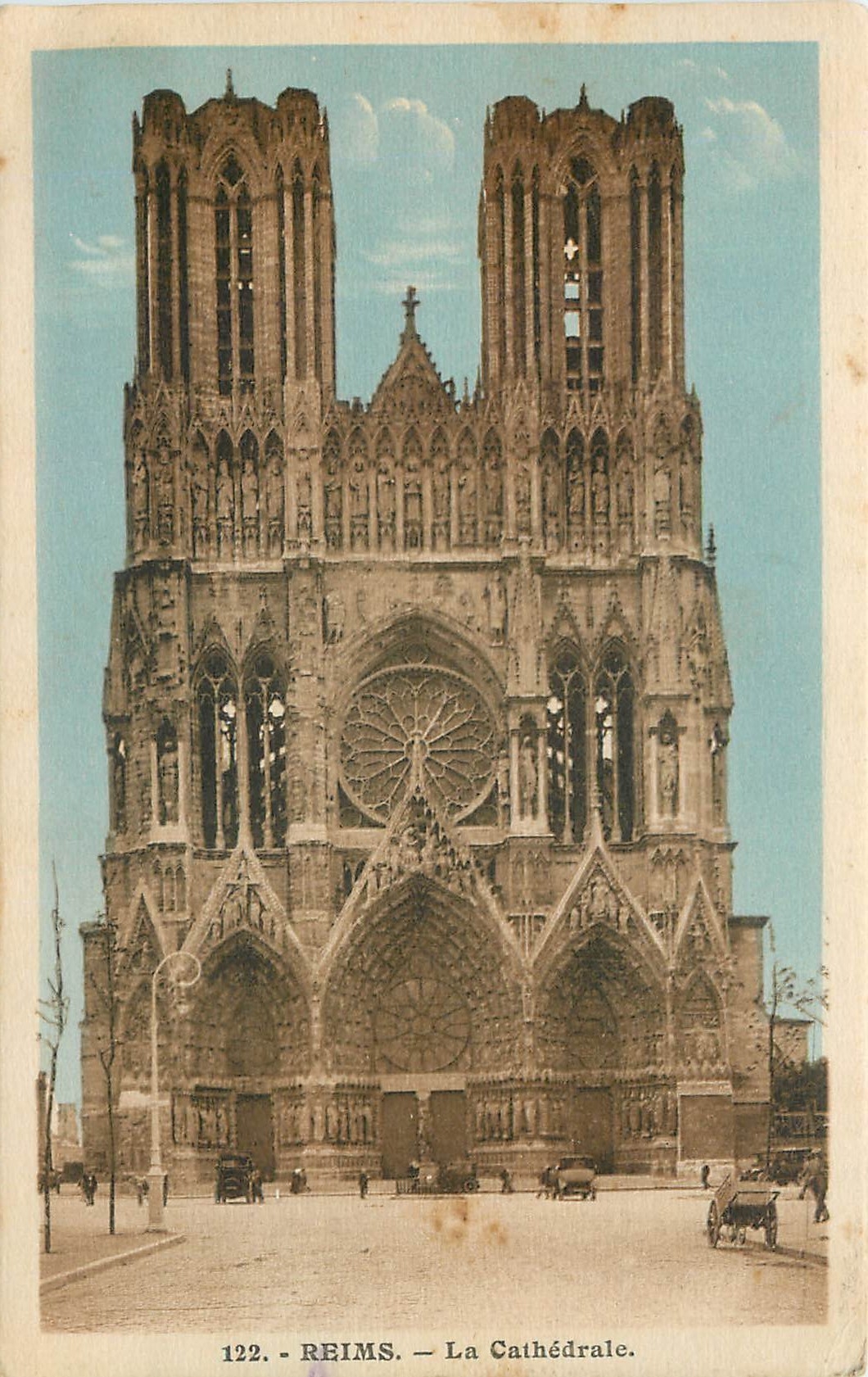 CPA Reims La Cathedrale 