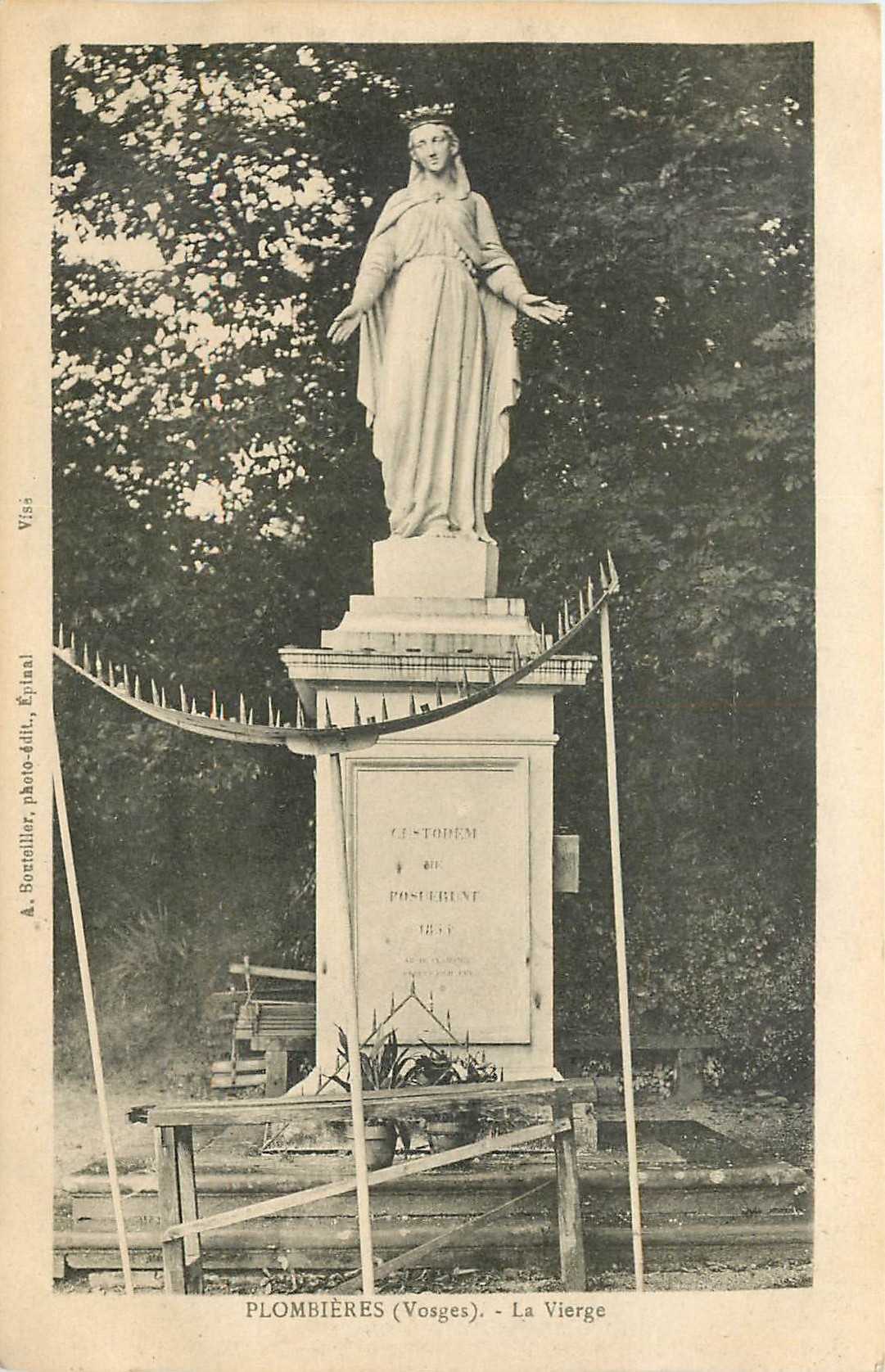 CPA Plombieres Vosges La Vierge