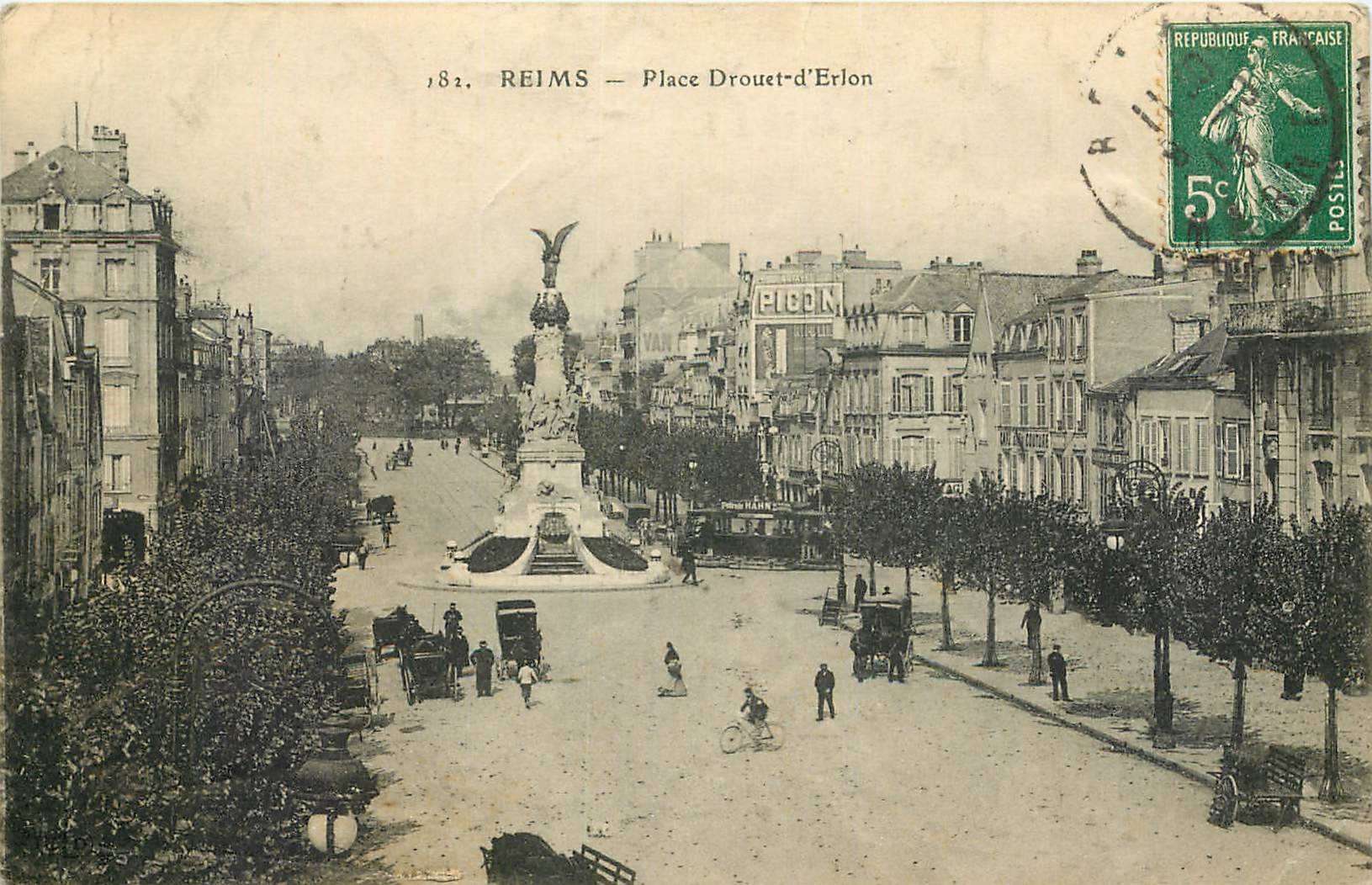 CPA Reims Place Drouet d'Erlon 
