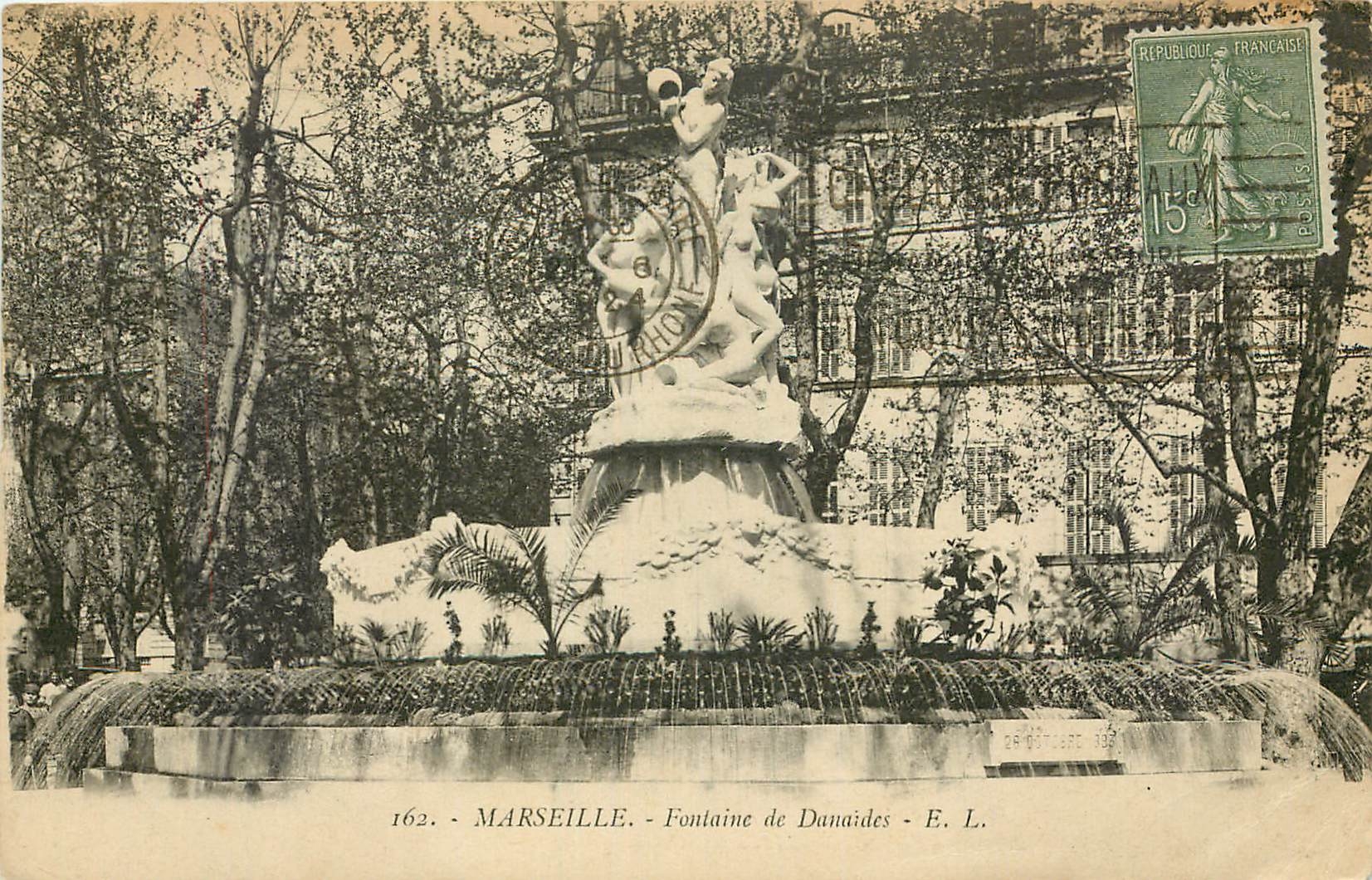 CPA Marseille Fontaine de Danaides 