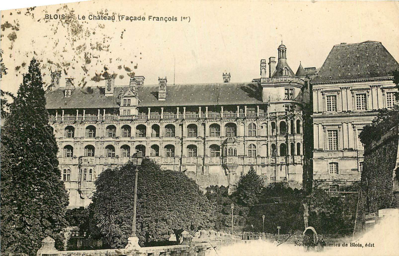 CPA Blois Le Chateau Facade Francois I 